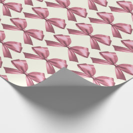 Papel De Regalo Cría estética de satén rosado