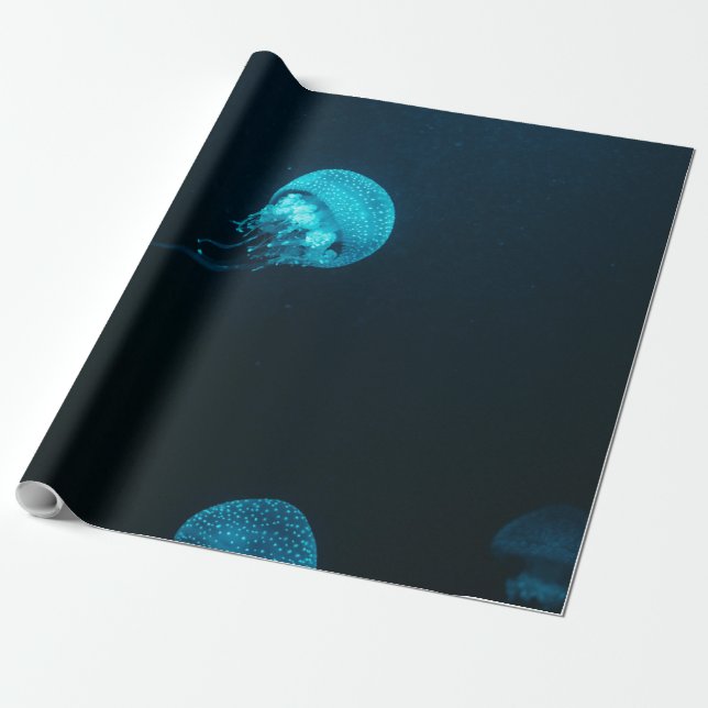 Papel De Regalo Criaturas marinas (Desenrollado)