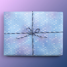 Papel De Regalo Criba de Eratóstenes Azul Claro