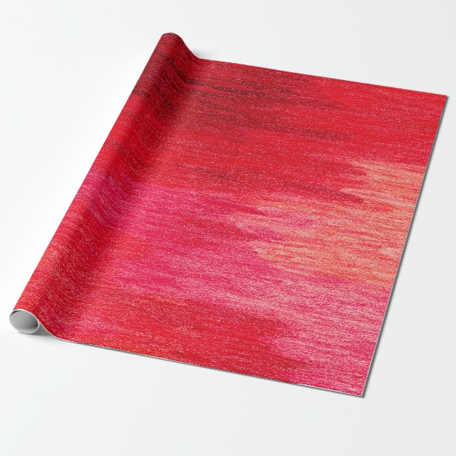 Papel De Regalo Crimson Dune Wrap (Desenrollado)