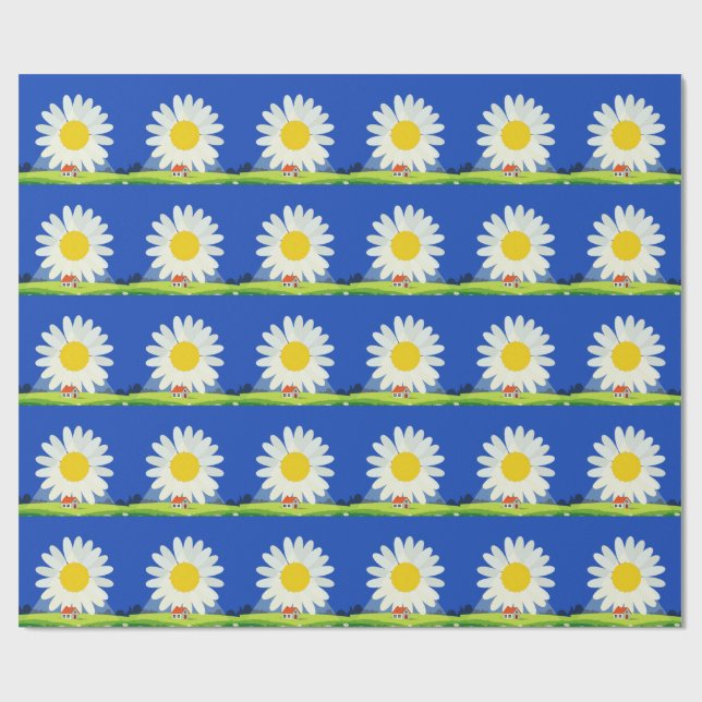 Papel De Regalo Crisantemo (Superficie plana)