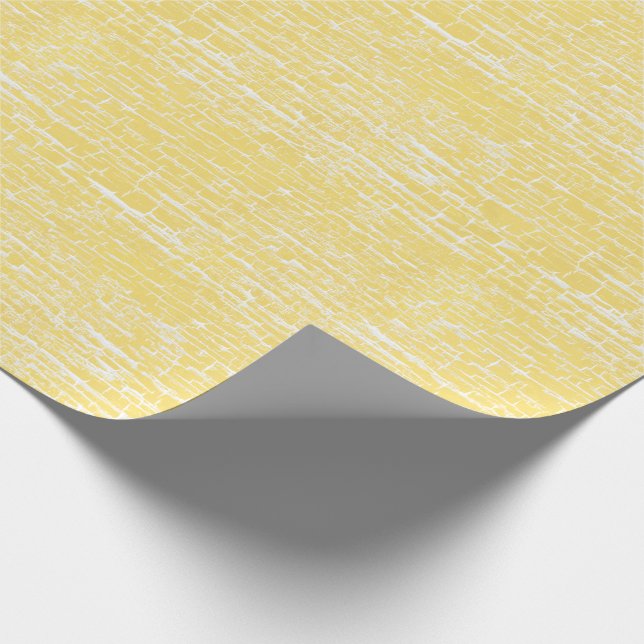 Papel De Regalo Cristal amarillo pastel (Esquina)