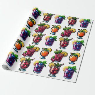 Papel De Regalo Cristal de jugo elegante