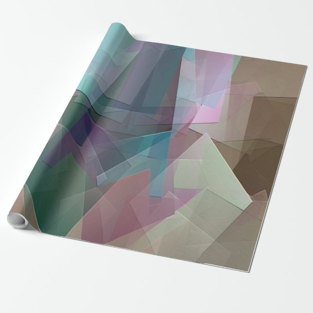 Papel De Regalo Cristales...... (Desenrollado)