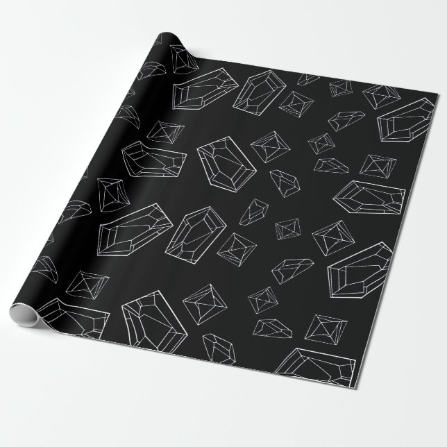 Papel De Regalo Cristales (Desenrollado)