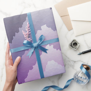 Papel De Regalo Cristales morados