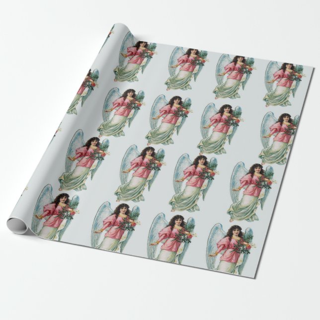 Papel de regalo cristiano ángel (Desenrollado)