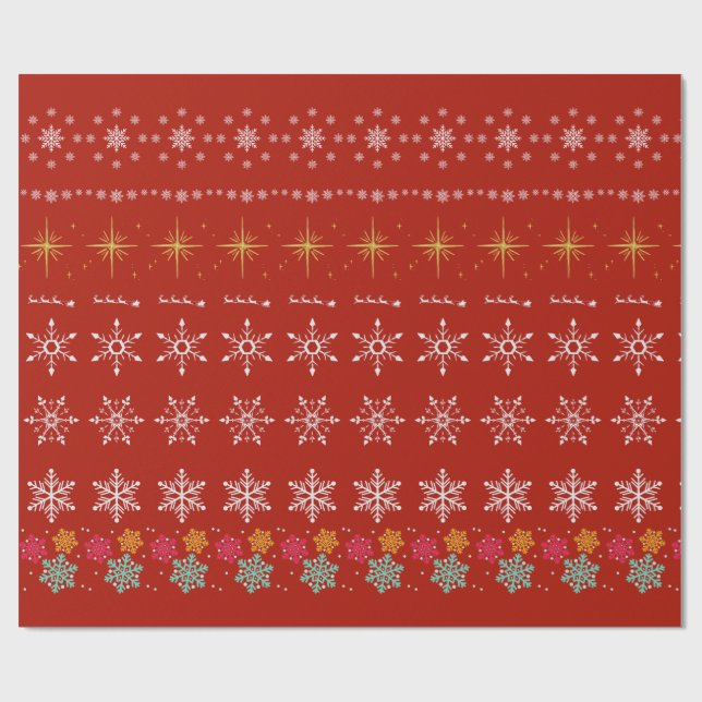 Papel De Regalo Cristmas Wrapping Paper (Superficie plana)