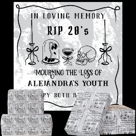 Papel De Regalo Críticas QEPD 2000 Muerte a mi juventud 30 cumplea