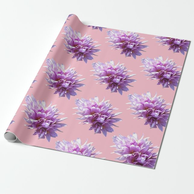 Papel De Regalo Crocus Flowers (Desenrollado)