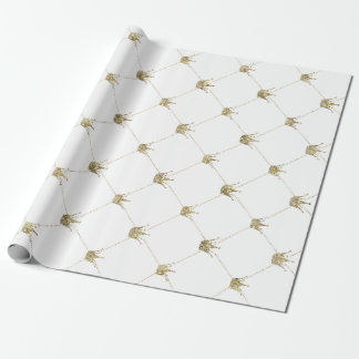 Papel De Regalo Crowne de oro | Bodas de lujo