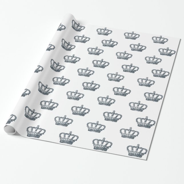 Papel De Regalo Crownes (Desenrollado)