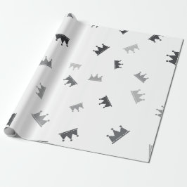 Papel De Regalo Crownes cruzados | Bodas de lujo