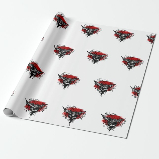 Papel De Regalo Crows Night Polo Shirt (Desenrollado)