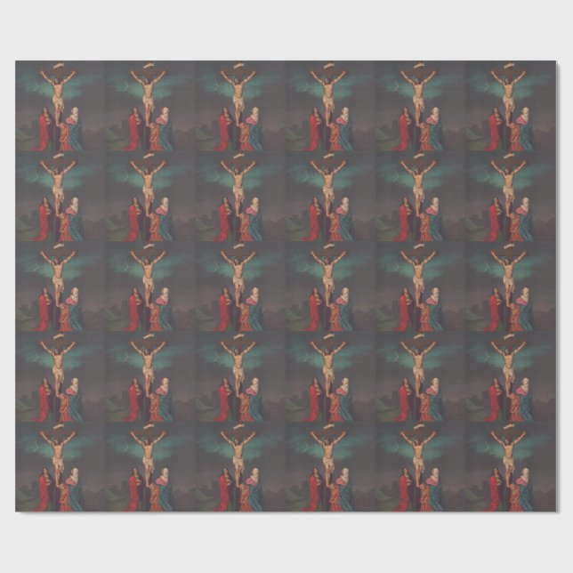 Papel De Regalo Crucifixión de Jesucristo (Superficie plana)
