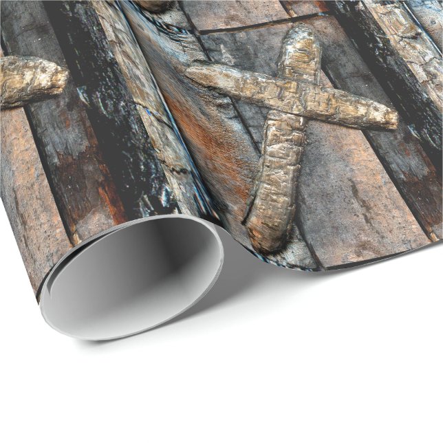 Papel De Regalo Cruz de la fuerza (Esquina del rollo)