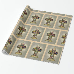 Papel De Regalo Cruz de Pascua