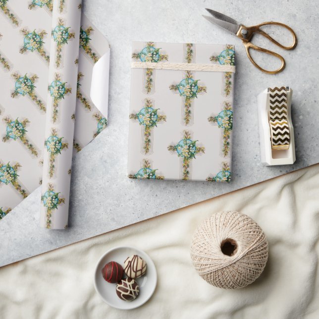 Papel de regalo Cruz de Pascua (Artesanía)