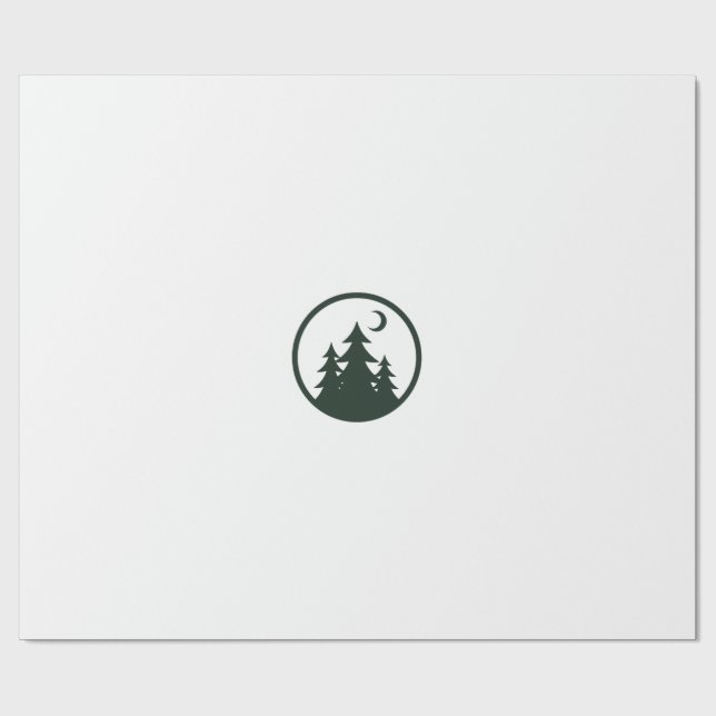 Papel De Regalo Cuaderno de aventuras en la naturaleza con insigni (Superficie plana)