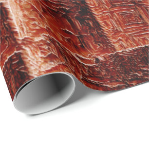 Papel De Regalo Cuadrados con textura de pared de color rojo oscur