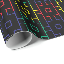 Papel De Regalo Cuadrados espectrales