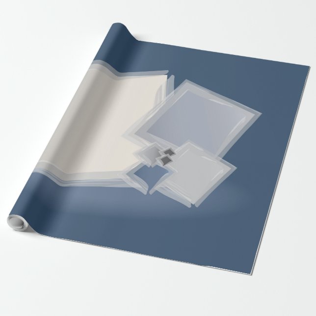 Papel De Regalo Cuadrados rodando de Fibonacci (Desenrollado)