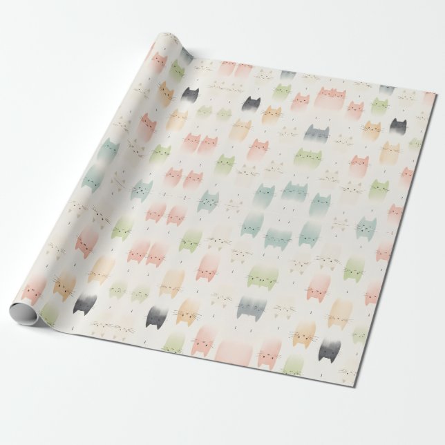 PAPEL DE REGALO CUADRAR CAT (Desenrollado)