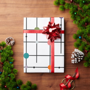 Papel De Regalo Cuadrícula atómica