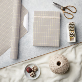 Papel De Regalo Cuadrícula moderna