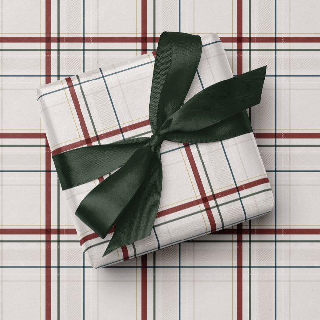 Papel De Regalo Cuadro clásico navideño neutral (Subido por el creador)