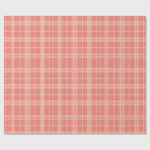 Papel De Regalo Cuadro de Coral Suave