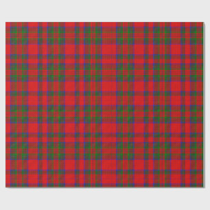 Papel De Regalo Cuadro de textura de lana de Navidad roja