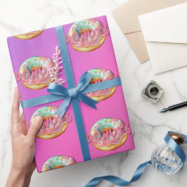 Papel De Regalo Cuadros de agua aspersores de los donuts