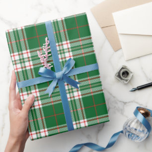 Papel De Regalo Cuadros rojos y verdes