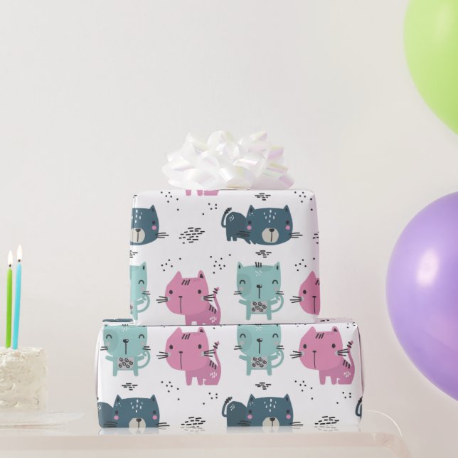Papel De Regalo Cualidades de gato (Regalos de fiesta)