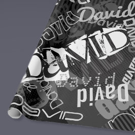 Papel De Regalo Cualquier Personalizable de nombre creativo en bla