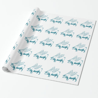 Papel De Regalo Cuando los cerdos vuelan