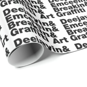 Papel De Regalo Cuatro elementos de Hip Hop