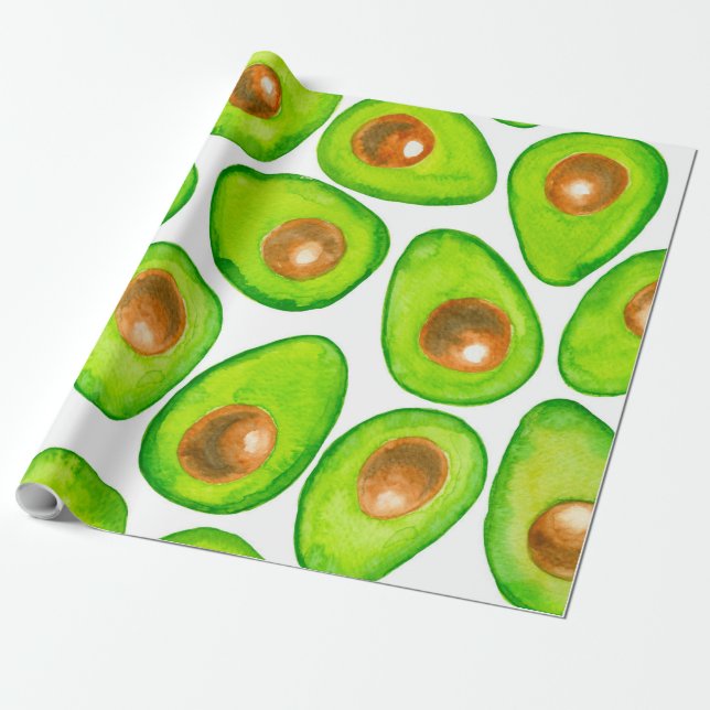 Papel De Regalo Cubierta de aguacate (Desenrollado)