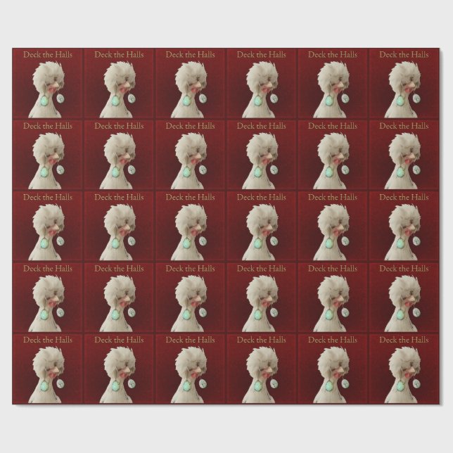 Papel De Regalo Cubierta de la pieza de regalo de pollo (Superficie plana)