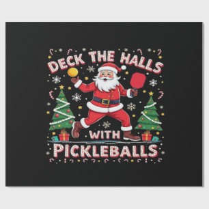 Papel De Regalo Cubierta Los Salones Con Bolas De Pollo