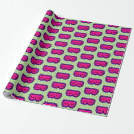 Papel De Regalo Cubierta para ojos de hora de dormir de dibujos an