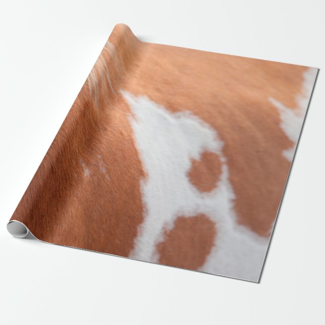 Papel De Regalo Cuchillo de caballo animal equino tan (Desenrollado)