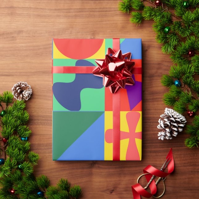 Papel De Regalo Cuchillo de trabajo en parches (Regalo de vacaciones)