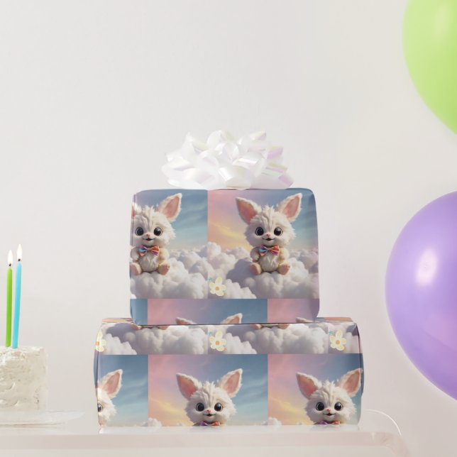 Papel De Regalo "Cuello Celestial" (Regalos de fiesta)