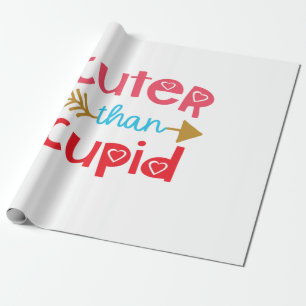 Papel De Regalo Cuentador de regalo de pareja que cupido