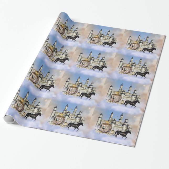 Papel De Regalo Cuento de Hadas del Castillo (Desenrollado)