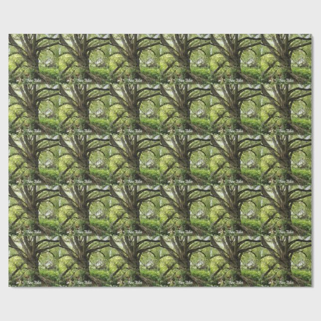 Papel De Regalo Cuentos de árboles  (Superficie plana)