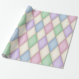Papel De Regalo Cuentos de hadas medievales del Pastel Harlequin (