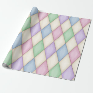 Papel De Regalo Cuentos de hadas medievales del Pastel Harlequin (